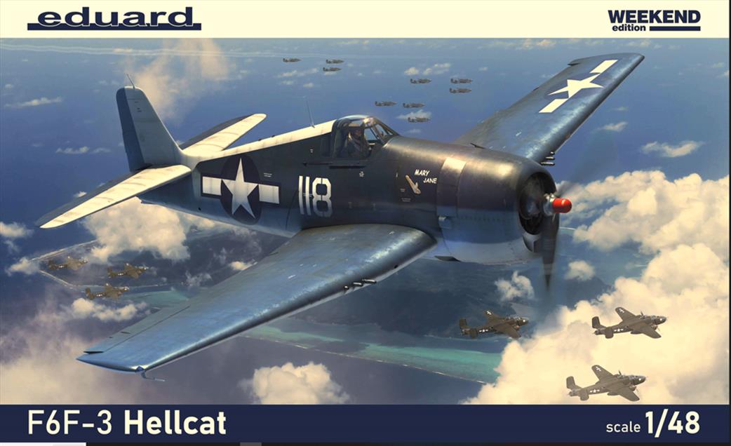 Eduard 1/48 84194 US Navy F6f-3 Weekend Edition Plastic Kit