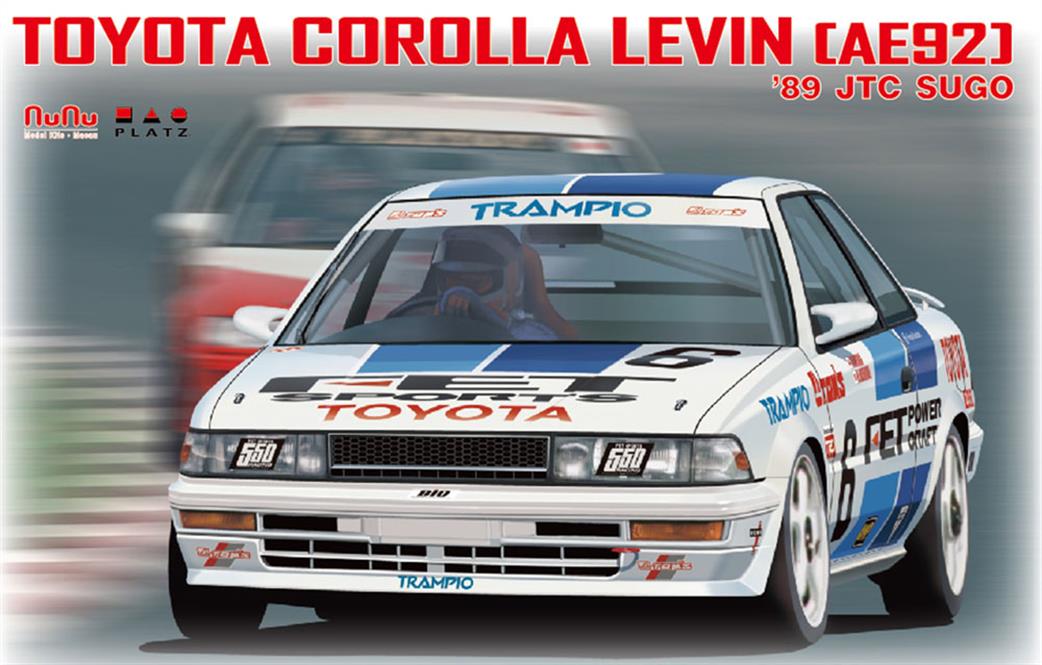 Nunu Models 1/24th 24039 Toyota Corolla Levin Ae92 2 Jtc 1989 #7 Car Kit