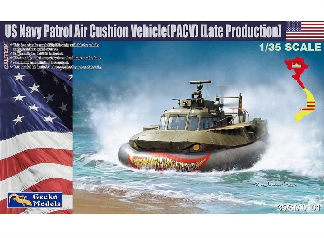 Gecko Models 1/35 35GM0101 US Navy Patrol Air Cushion Vehicle PACV Late Production Kit