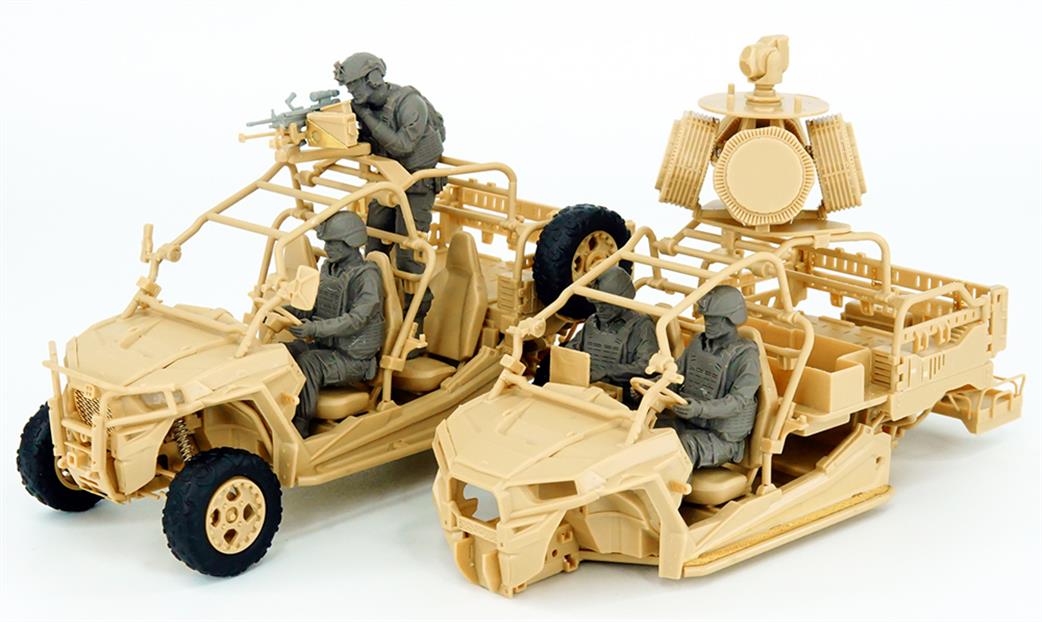 Magic Factory 1/35 7502 USMC MRZR D4 4 Peice Resin Crew Set