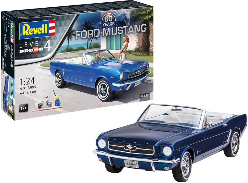 Revell 1/25 05647 Ford Mustang 60th Anniversary Gift set