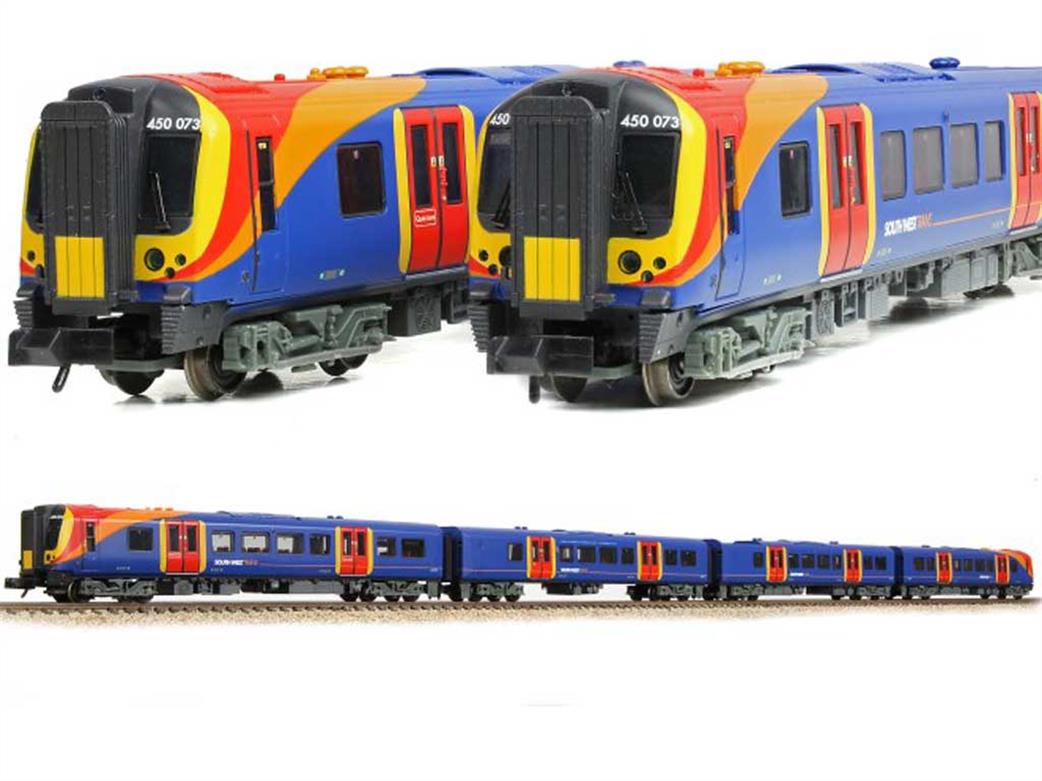 Graham Farish N 371-725 South West Trains 450073 4 car Class 450 Desiro EMU Train