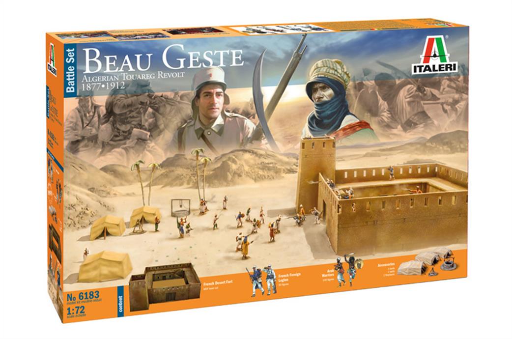 Italeri 1/72 6183 Beau Geste Algerian Tuareg Revolt 1877/1912 Battle Set