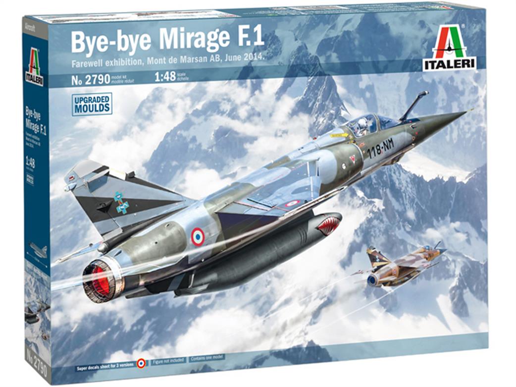 Italeri 1/48 2790 Mirage F1 CT/TR Special Aircraft Kit