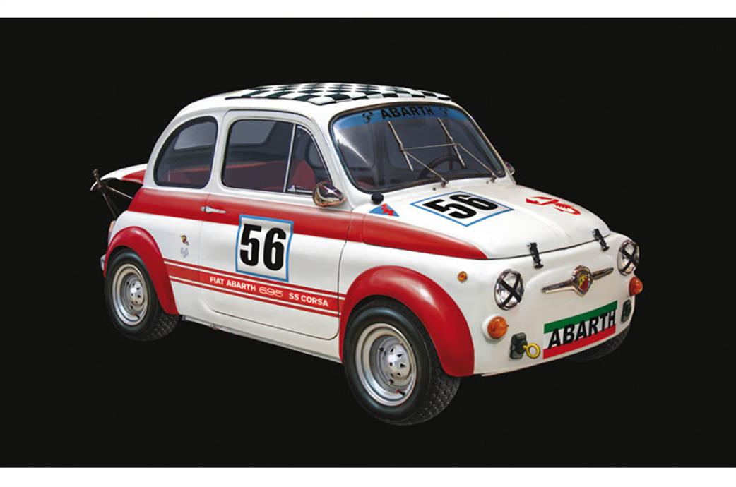 Italeri 1/12 4705 Fiat Abarth 695 SS / 695SS Plastic Model Kit