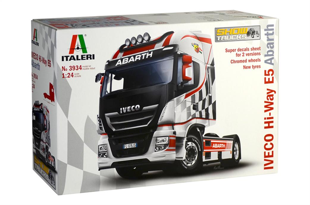 Italeri 1/24 3934 Iveco HI-WY Abarth Truck Cab Kit