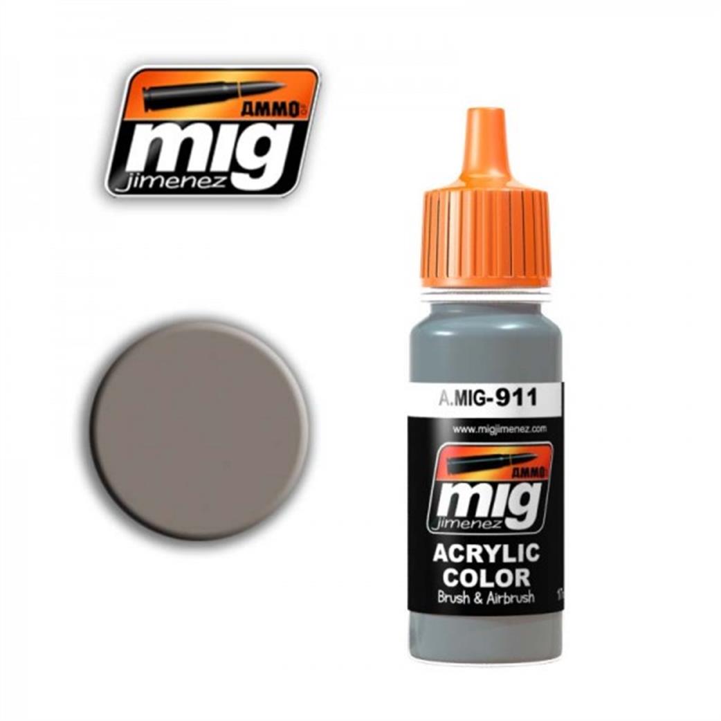 Ammo of Mig Jimenez  A.MIG-911 911 Grey Shine Paint