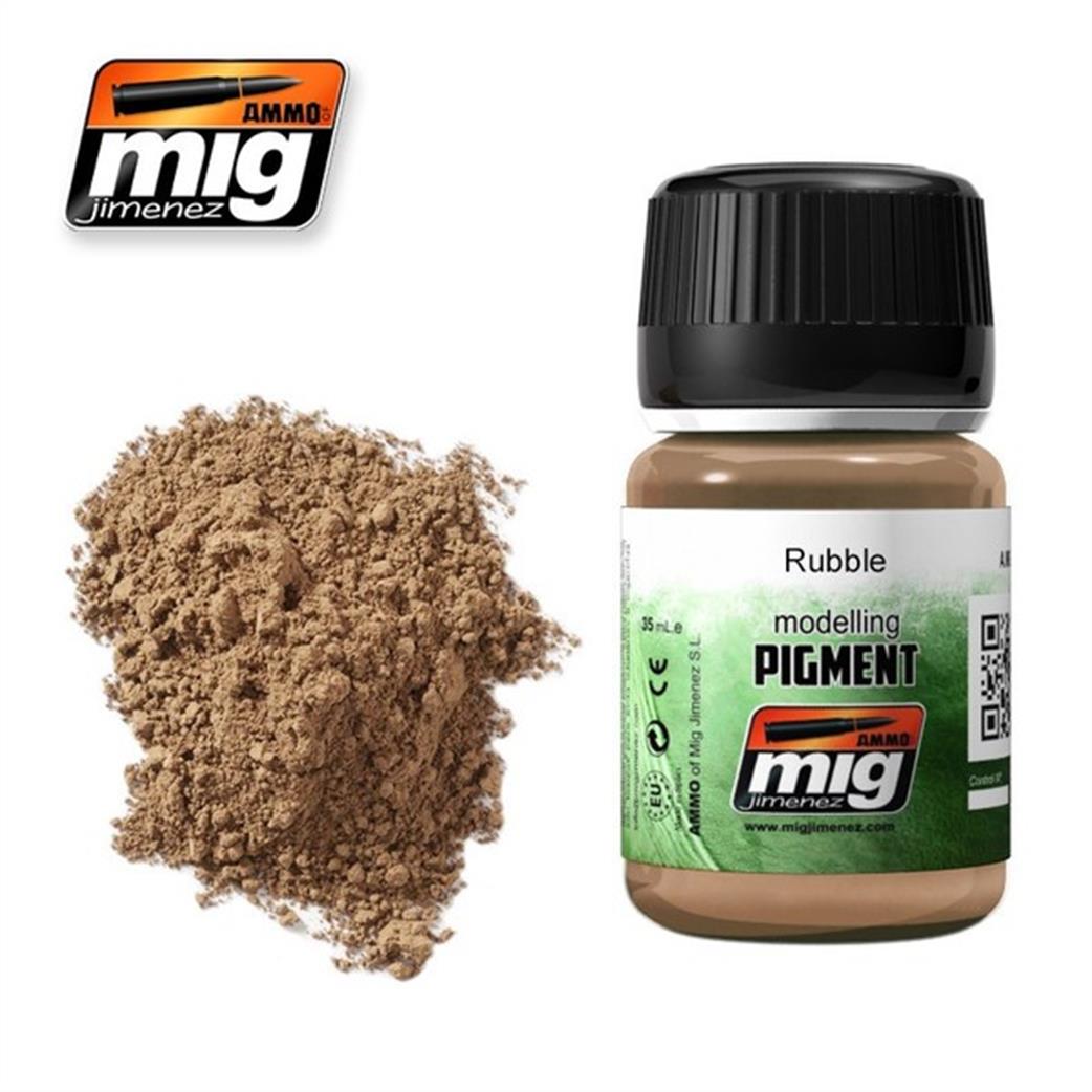 Ammo of Mig Jimenez  A.MIG-3012 Sand Weathering Pigment 35ml Jar