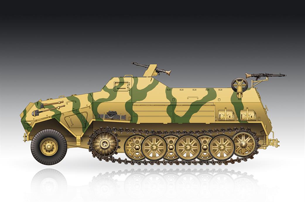 Trumpeter 1/72 07404 Sd.Kfz.8 Gepanzererte 12t Halftrack Kit