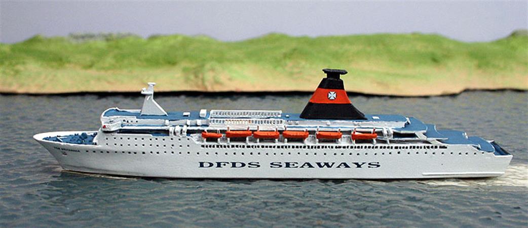 Albatros 1/1250 AL278A MS Tor Britannia DFDS Seaways1982