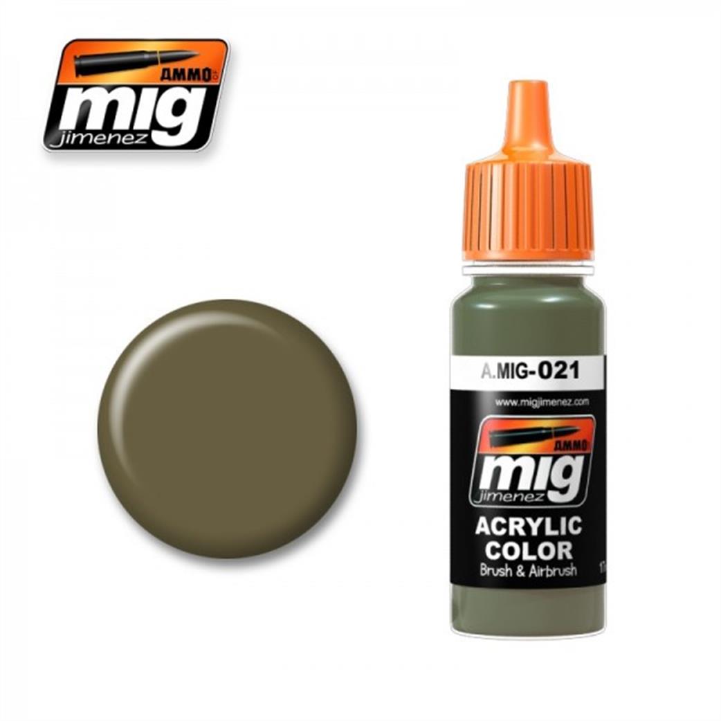 Ammo of Mig Jimenez  A.MIG-021 021 Russian Tan Acrylic Paint