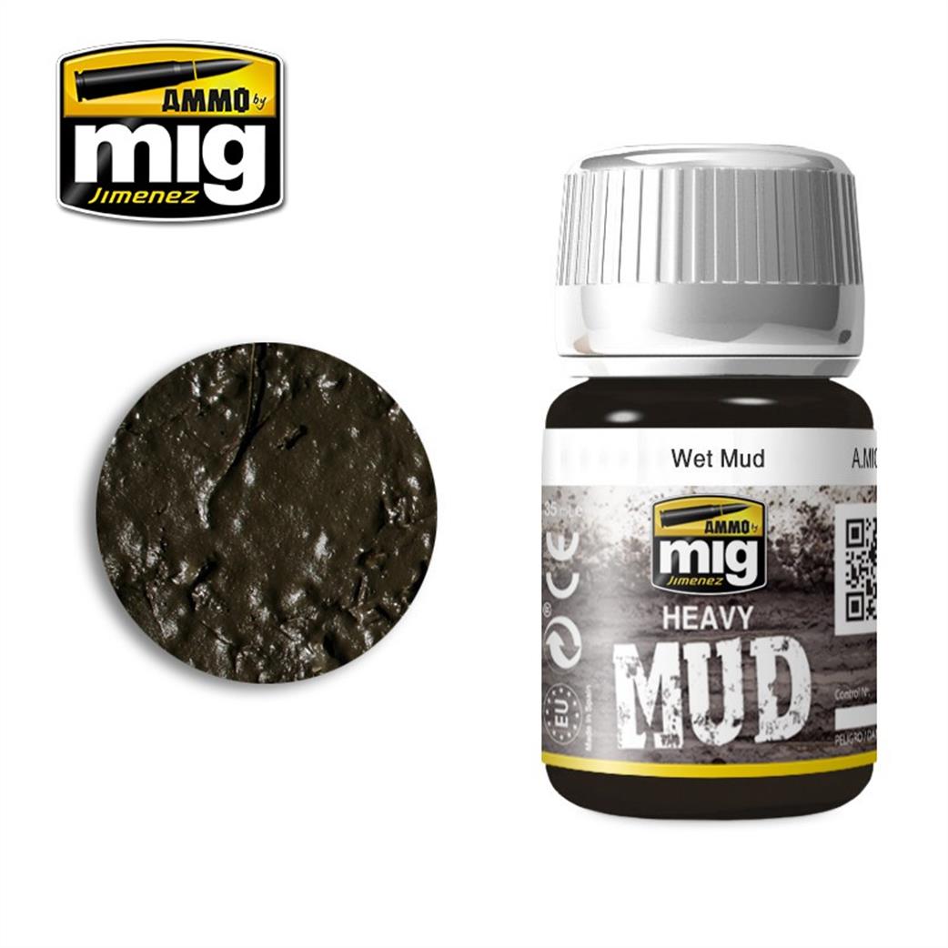 Ammo of Mig Jimenez  A.MIG-1705 Wet Mud and Splashes Enamel 35ml Jar