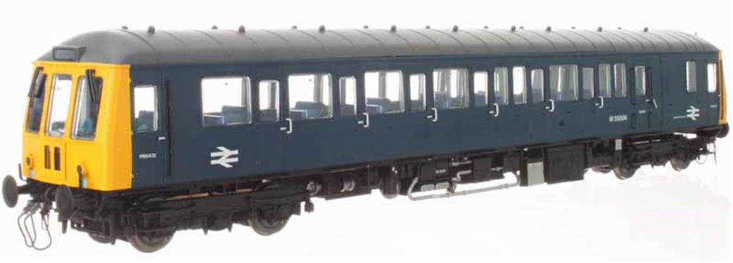 Dapol O Gauge 7D-015-010 BR 55003 Class 122 Gloucester Single Car DMU Plain Blue