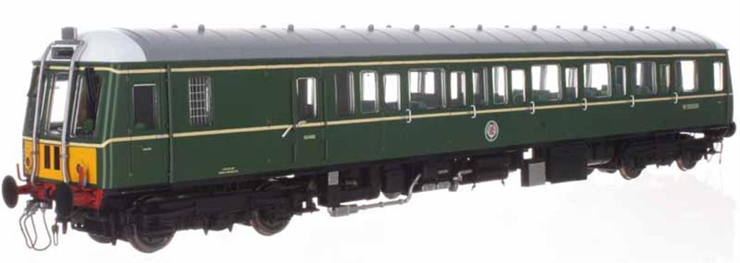 Dapol O Gauge 7D-015-007 BR 55006 Class 122 Gloucester Single Car DMU Green Small Yellow Warning Panels