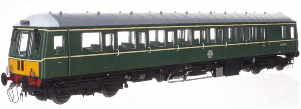 Dapol O Gauge 7D-015-007S BR 55006 Class 122 Gloucester Single Car DMU Green Small Warning Panels DCC & Sound