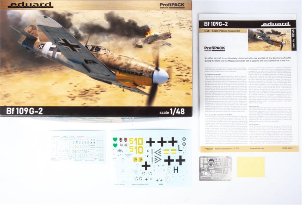 Eduard 1/48 82165 Messerschmitt Bf-109G-2 Fighter Kit