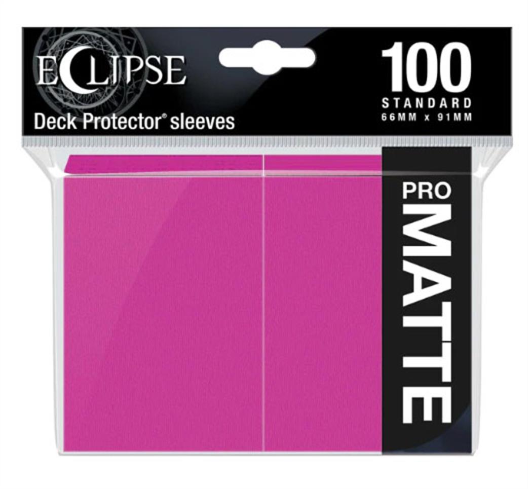 Ultra Pro  15621 100 Pro-Matte Eclipse Hot Pink Deck Protectors