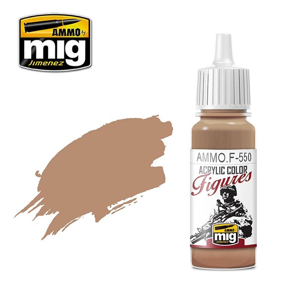 Ammo of Mig Jimenez  A.MIF-550 117 550 Warm Skin Tone acrylic paint