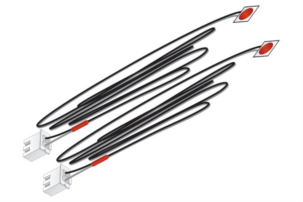 Woodland Scenics  JP5739 Just Plug Red LED Stick-on Lights