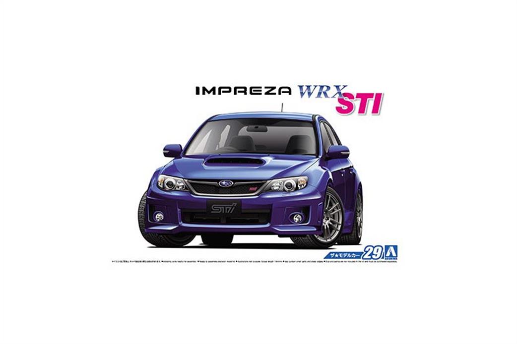 Aoshima 1/24 05834 Subaru Impreza WRX STI