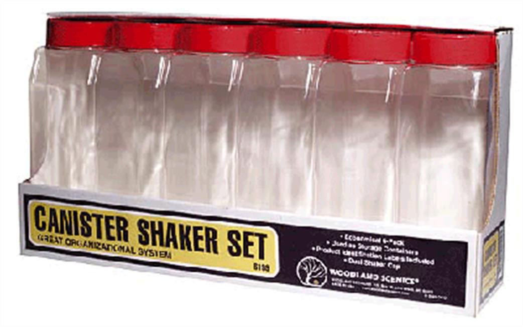 Woodland Scenics  S199 Canister Shaker Set