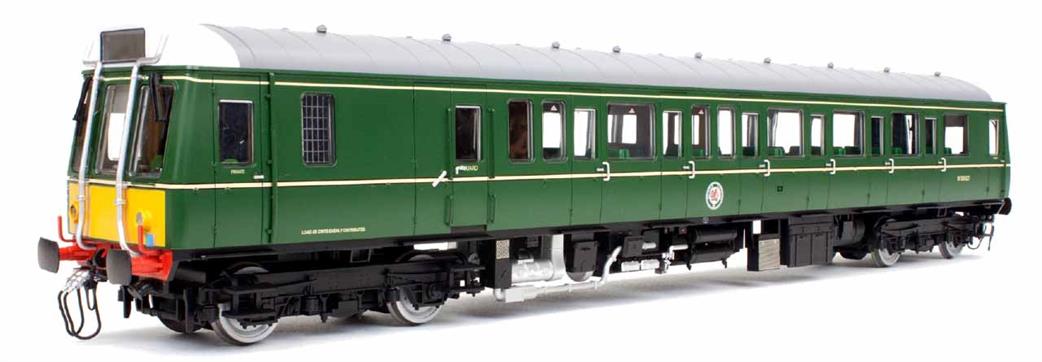 Dapol O Gauge 7D-009-007 BR 55026 Class 121 Pressed Steel Single Car DMU Green Small Yellow Warning Panels