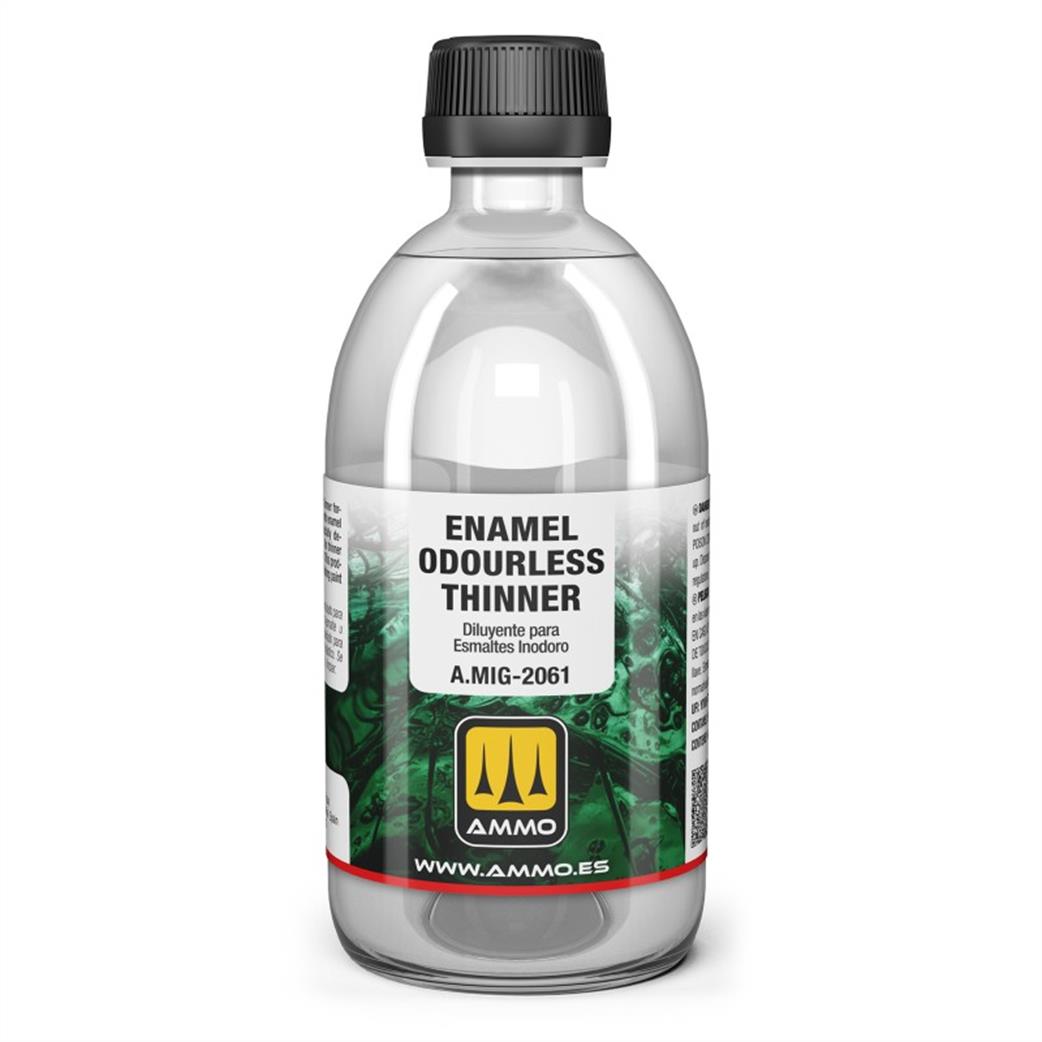 Ammo of Mig Jimenez  A.MIG-2061 Enamel Odourless Thinner  500ml Bottle