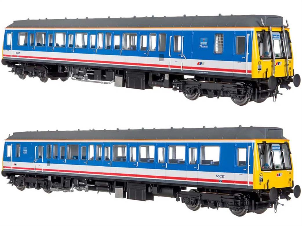 Dapol O Gauge 7D-009-009 BR 55027 Class 121 Pressed Steel Single Car DMU Network South East