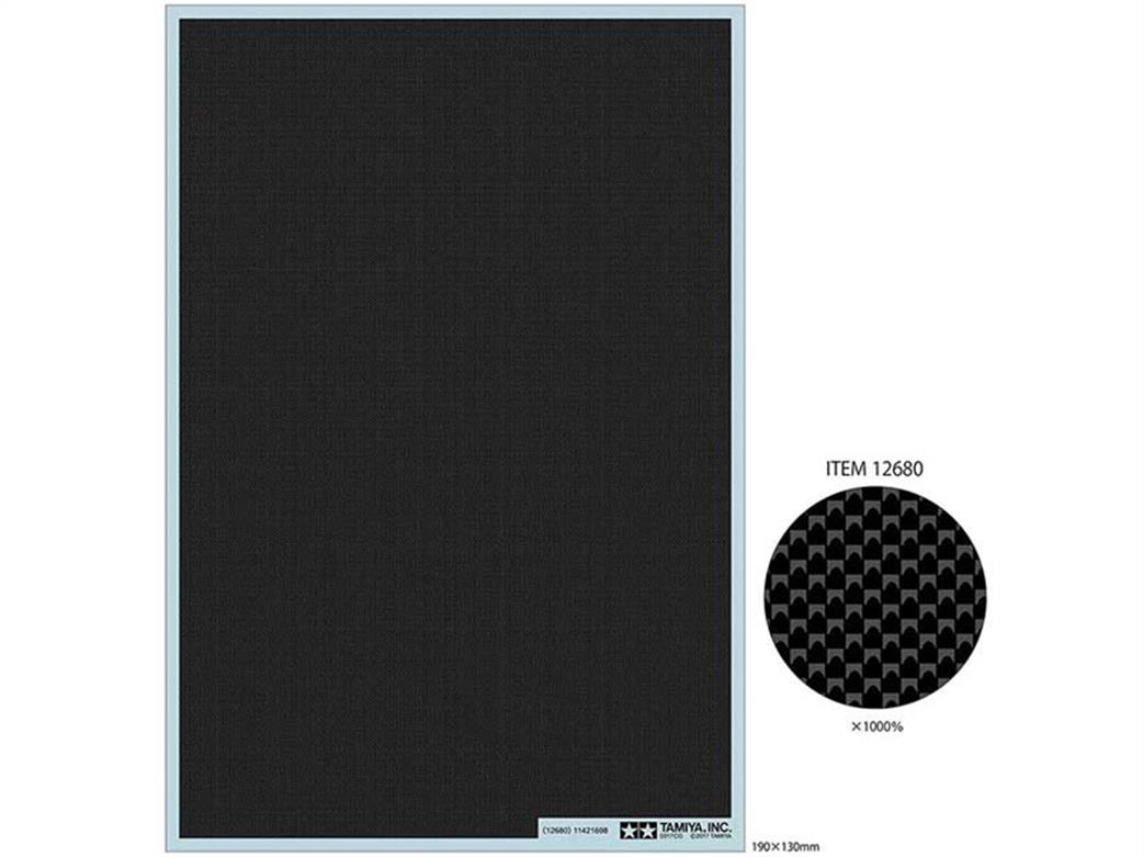 Tamiya  12680 Carbon Decal Plain Fine