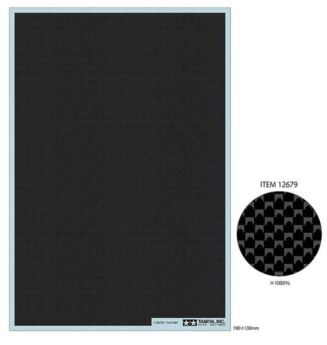 Tamiya  12679 Carbon Decal Twill Ex Fine