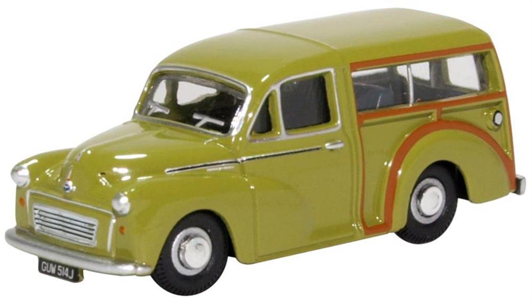 Oxford Diecast 1/76 76MMT010 Morris Minor Traveller Limeflower