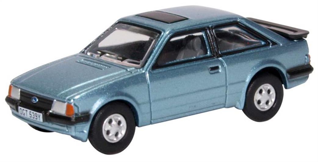 Oxford Diecast 1/76 76XR006 Ford Escort XR3i Caspian Blue