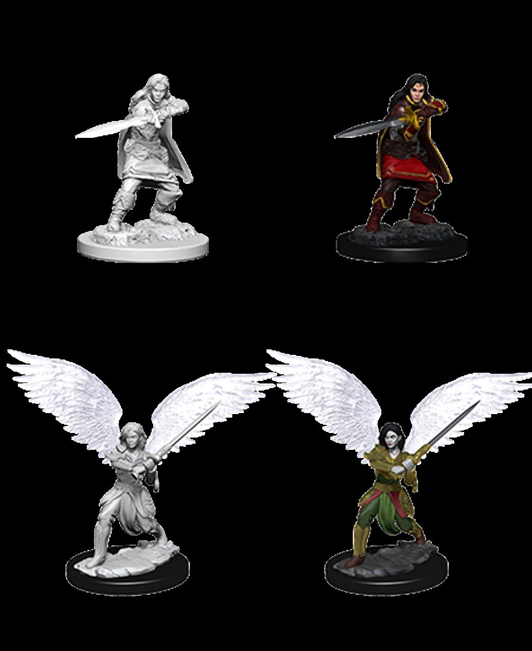 Wizkids  73381 Female Aasimar Fighter: D&D Nolzur's Marvelous Unpainted Miniatures