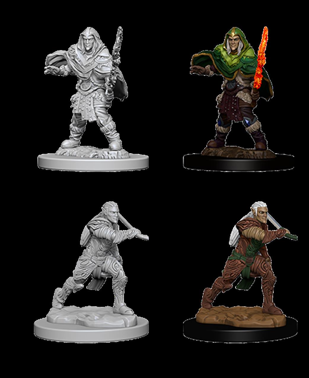 Wizkids  73384 Male Elf Fighter: D&D Nolzur's Marvelous Unpainted Miniatures