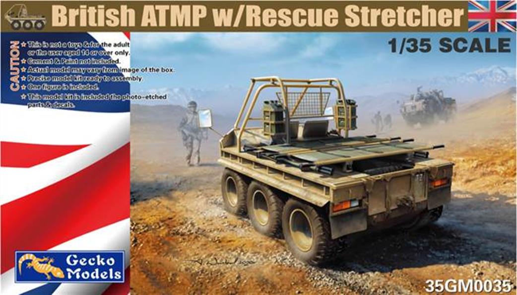 Gecko Models 1/35 35GM0035 British ATMP w Rescue Stretcher and Driver Figure