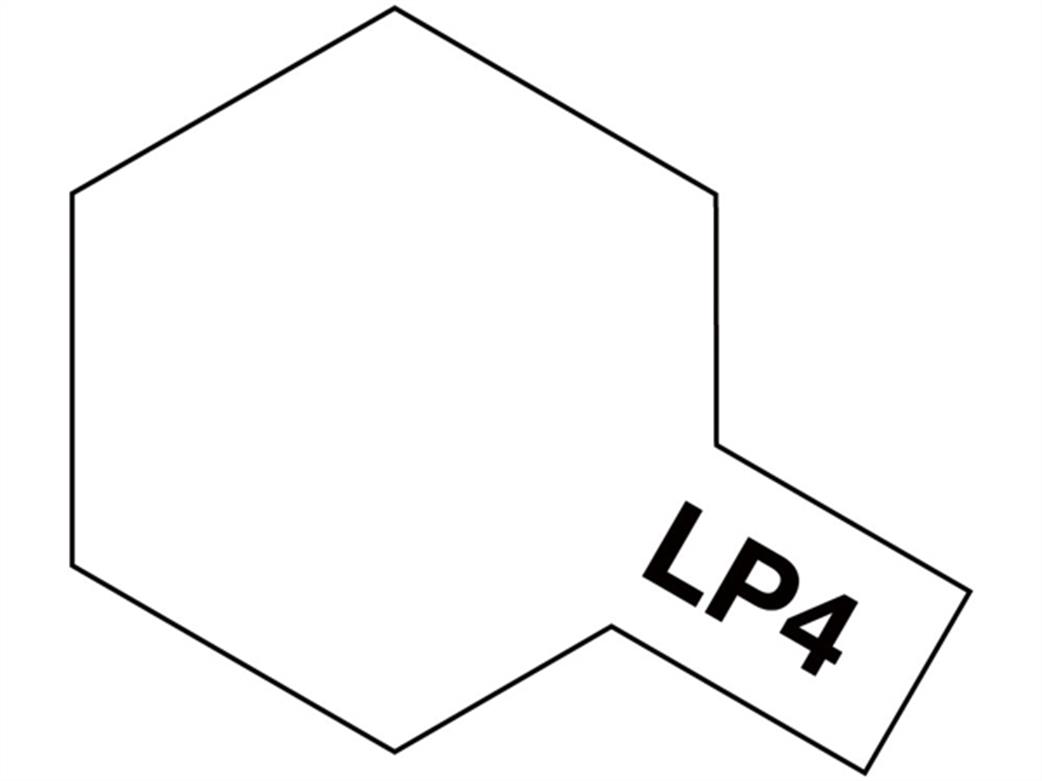 Tamiya  LP-4 LP4 Flat White Lacquer Paint 10ml Pot