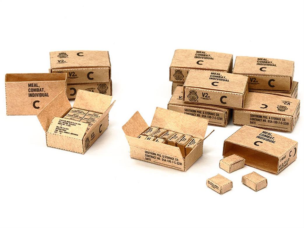 Tamiya 1/35 12685 US MCI Cartons for Tamiya Vietnam Models