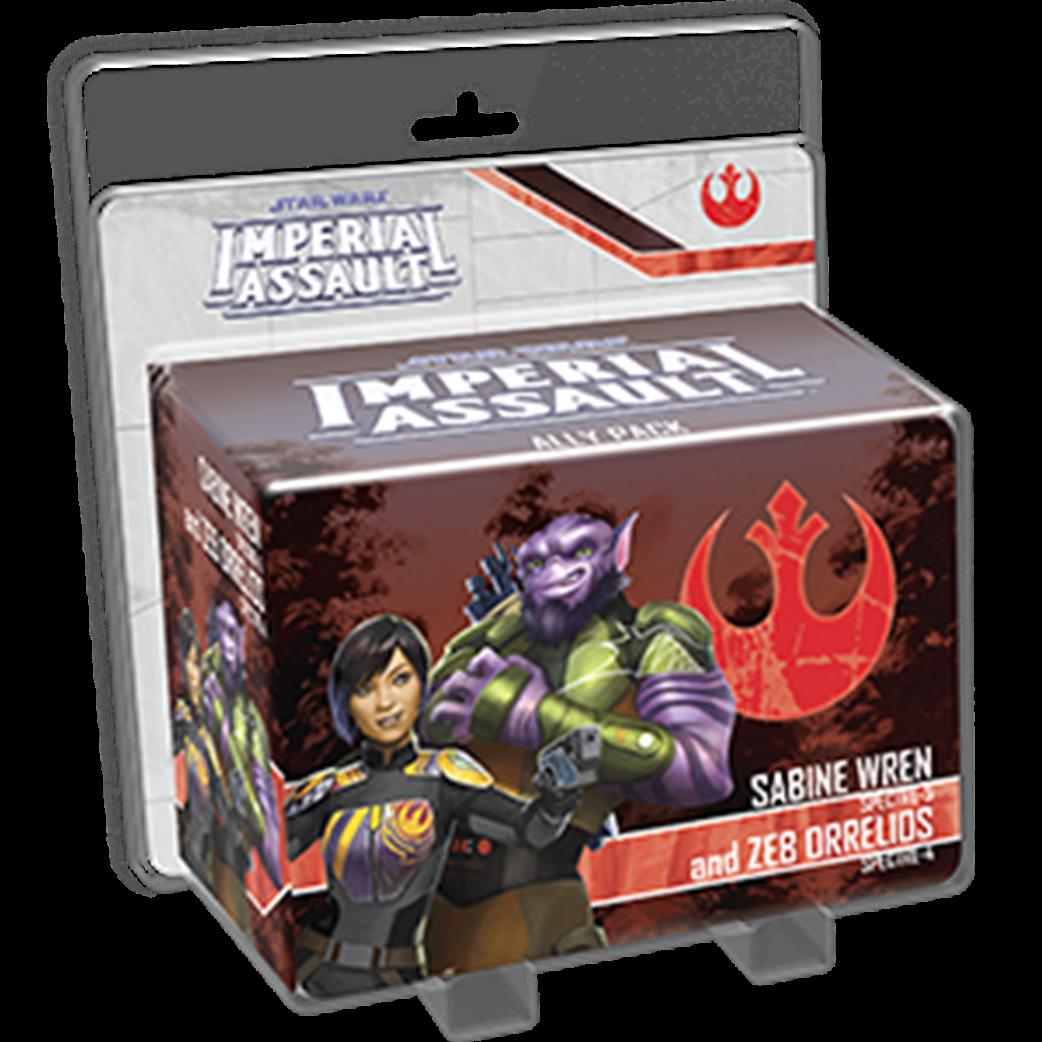 Fantasy Flight Games  SWI56 Sabine Wren and Zeb Orrelios Ally Pack for Star Wars Imperial Assault
