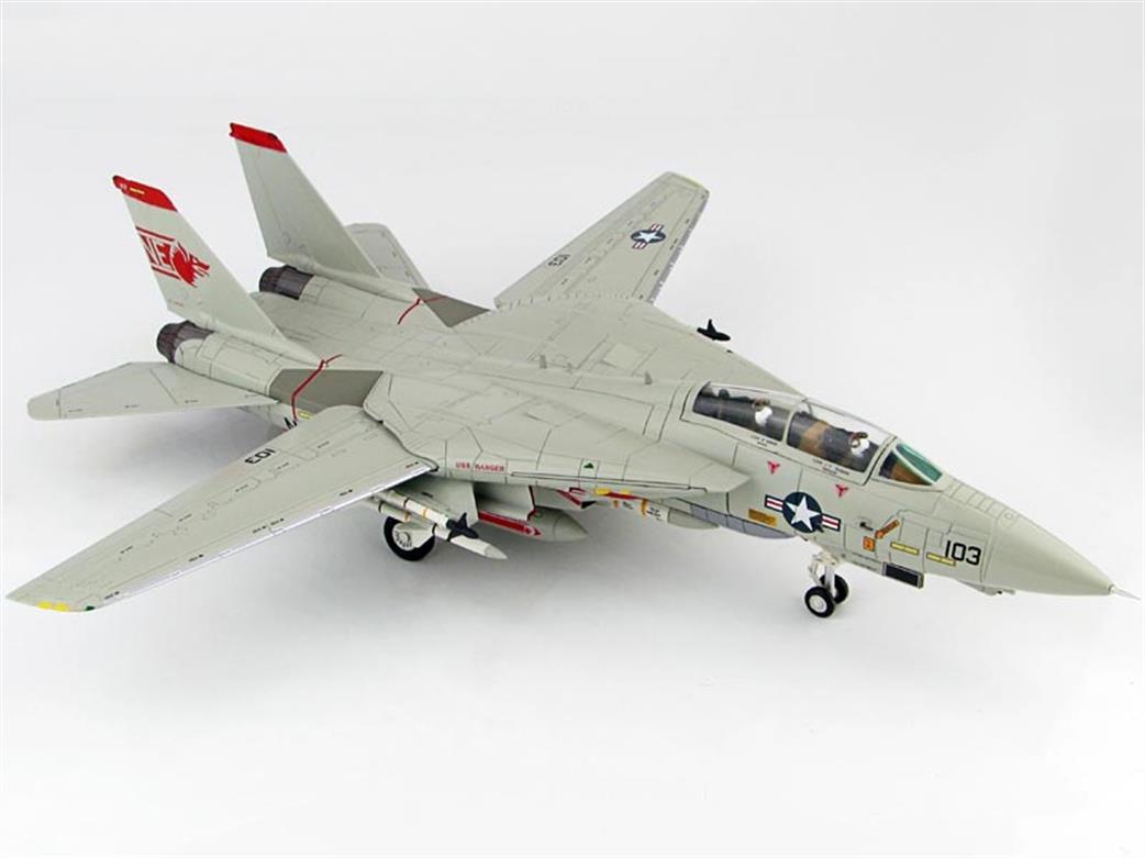 Hobby Master 1/72 HA5224NPQ Grumman F-14A Tomcat 162603, VF-1 Wolfpack, 1991 MI-8 Killer