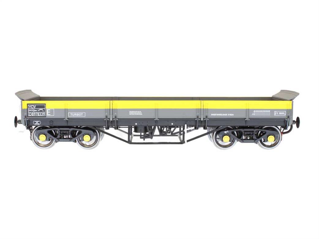 Dapol O Gauge 7F-043-009 BR Turbot Bogie Ballast Wagon Engineers Dutch Livery DB978339