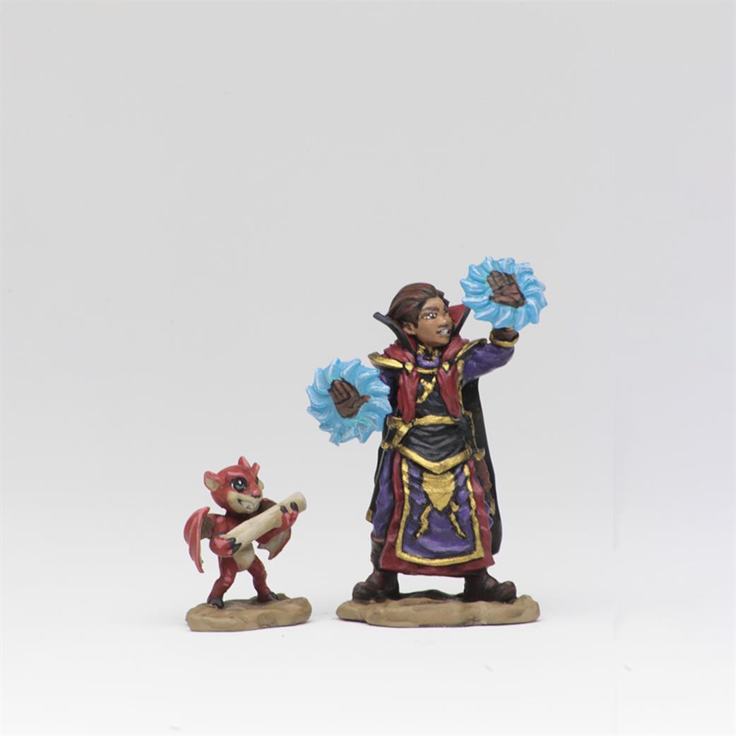 Wizkids  73318 Boy Wizard & Imp: Wizkids Wardlings Miniatures