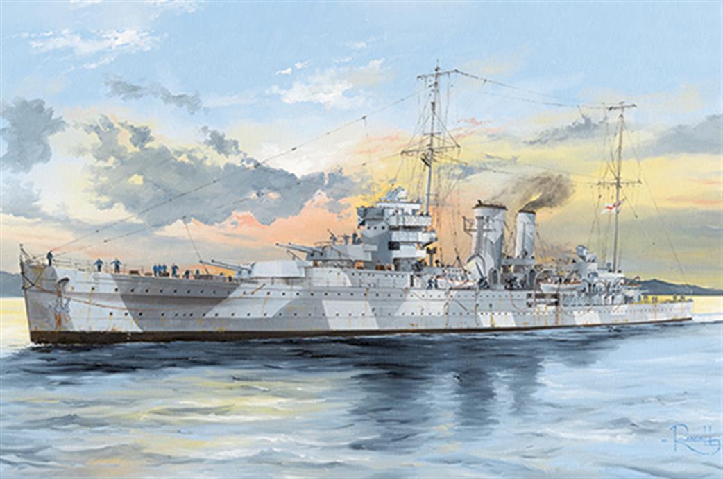 Trumpeter 1/350 05351 HMS York Heavy Cruiser Plastic Kit