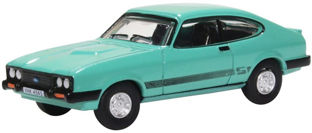 Oxford Diecast 1/76 76CAP009 Ford Capri MkIII Peppermint Sea Green