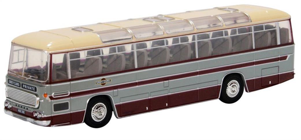 Oxford Diecast 1/76 76DC002 Duple Commander MkII Grey Cars Bus Model