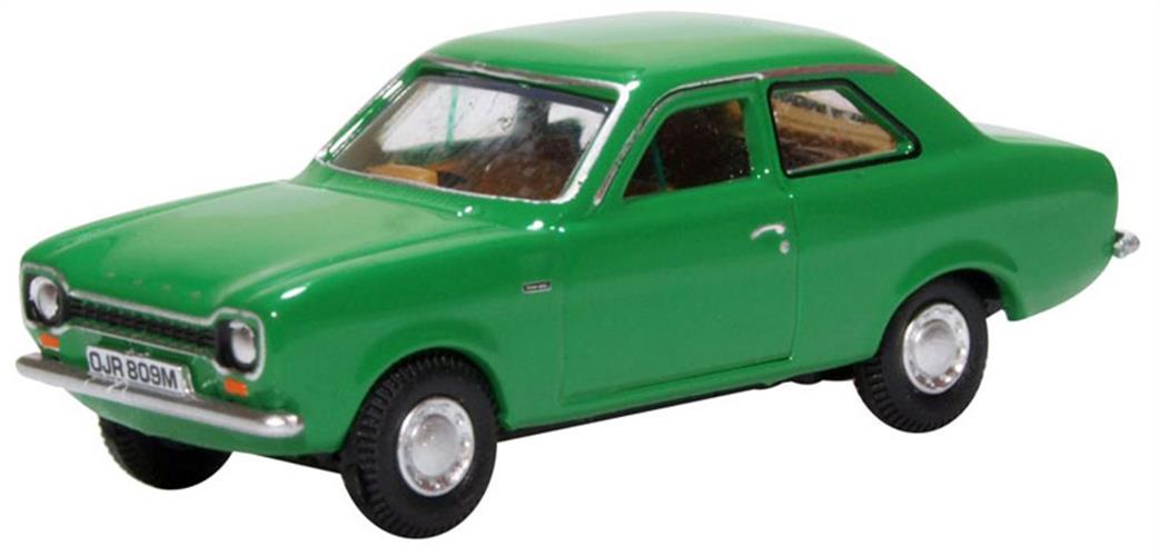 Oxford Diecast 1/76 76FE001 Ford Escort MK1 Modena Green