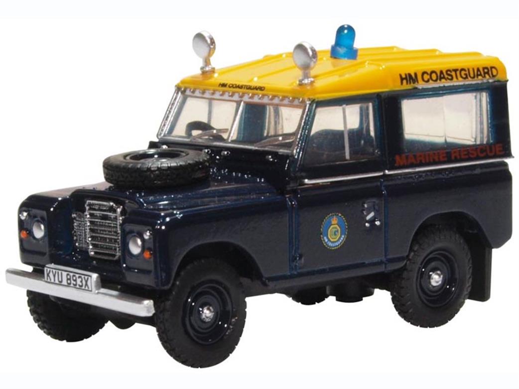 Oxford Diecast 1/76 76LR3S007 Land Rover Series III SWB Station Wagon HM Coastguard