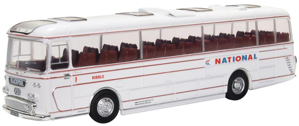 Oxford Diecast 1/76 76PAN009 Plaxton Panorama NBC Ribble Coach Model