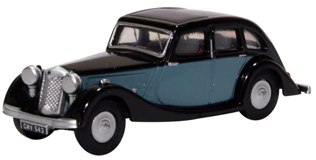 Oxford Diecast 1/76 76RK005 Riley Kestrel Blue/Black