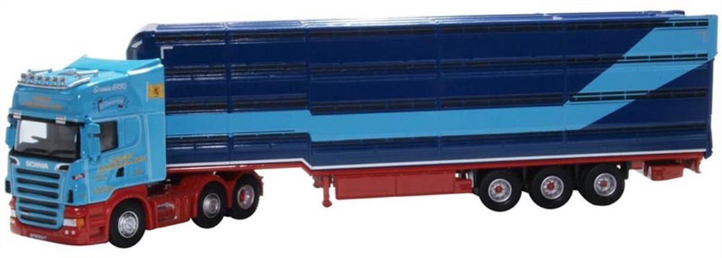 Oxford Diecast 1/76 76SCA01LT Scania Houghton Parkhouse Professional Livestock Transporter George