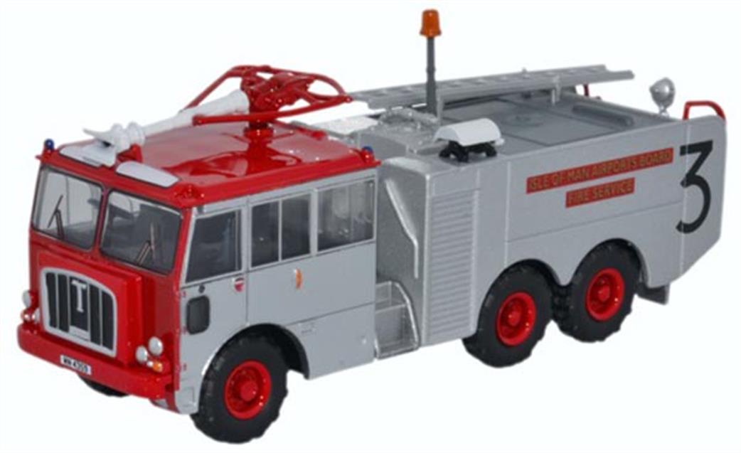 Oxford Diecast 1/76 76TN004 Thornycroft Nubian Isle of Man Airports Board Fire Service